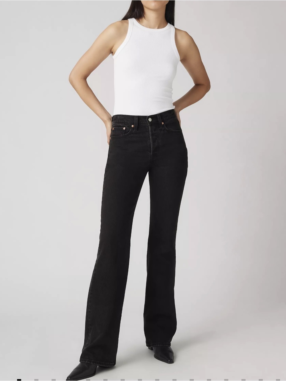 Levi’s Wedgie Bootcut Black Jeans